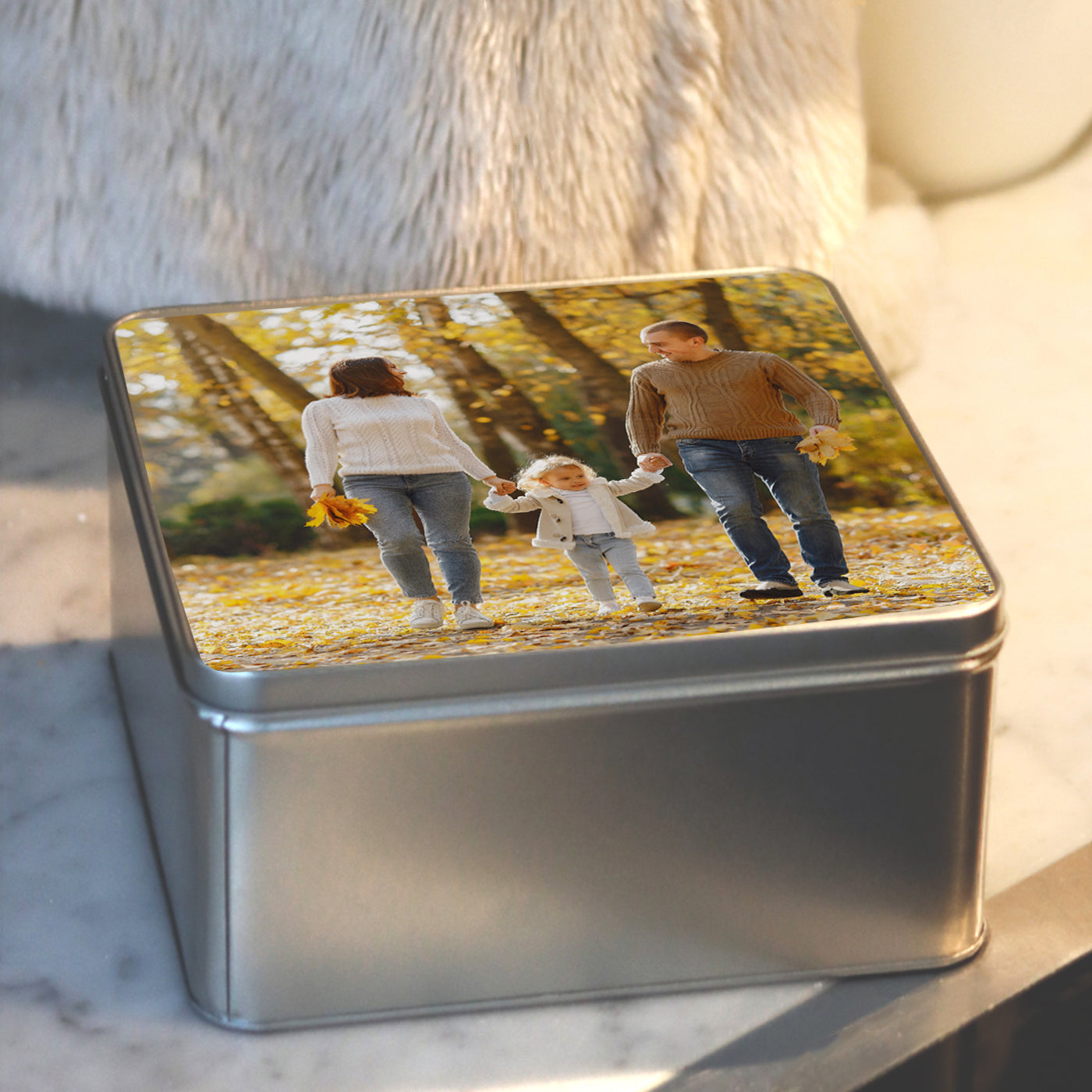 Personalised Cookie Tin - Square