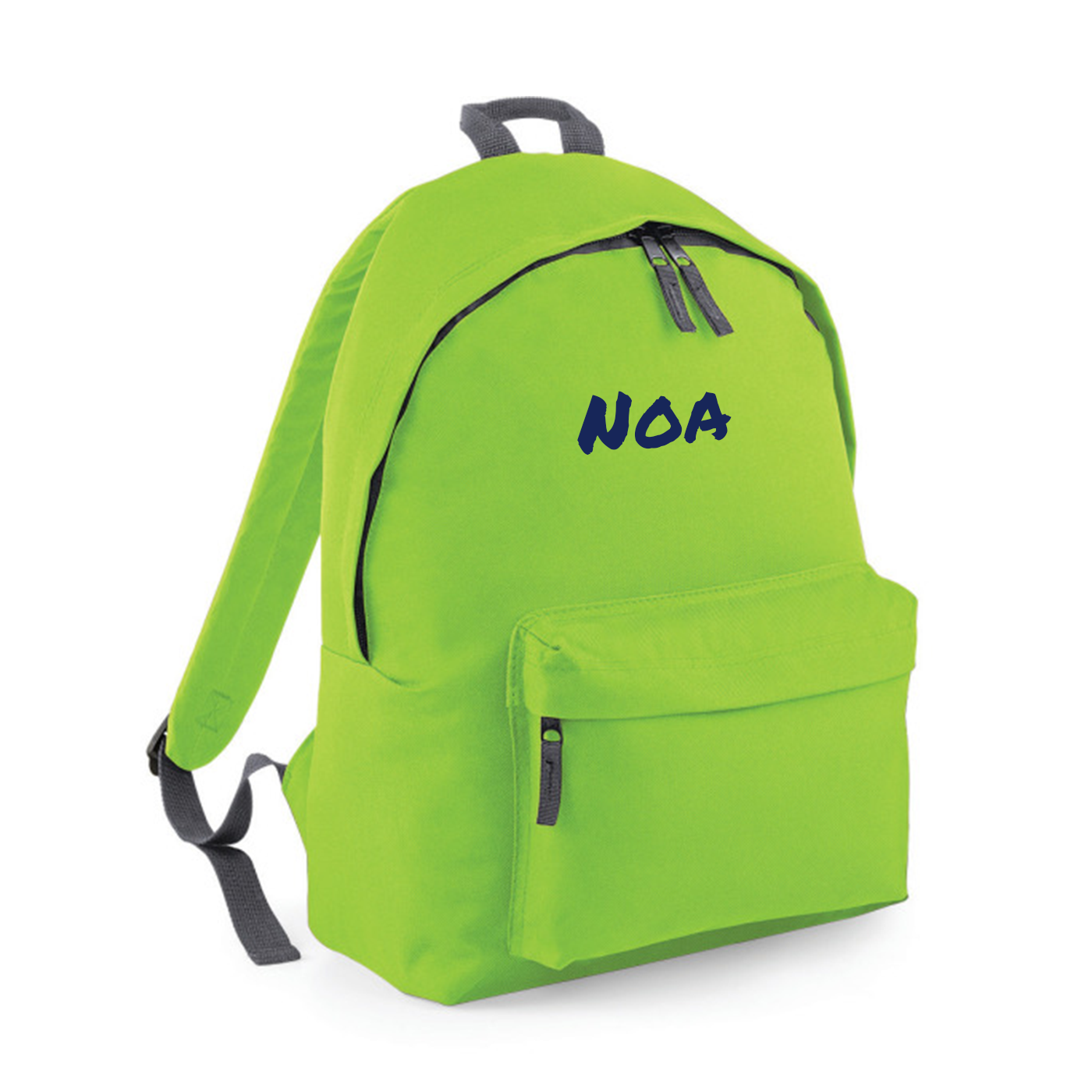 Personalised Backpack - Lime Green