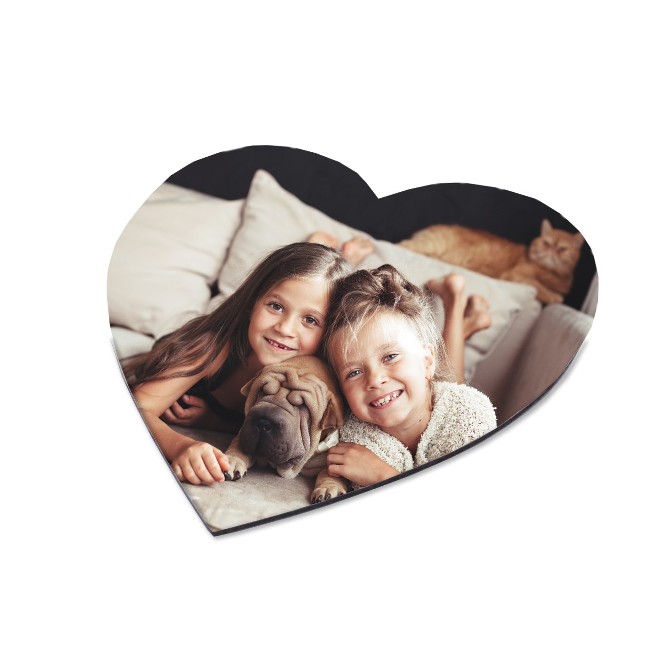 Mouse Pad with Photo - Heart